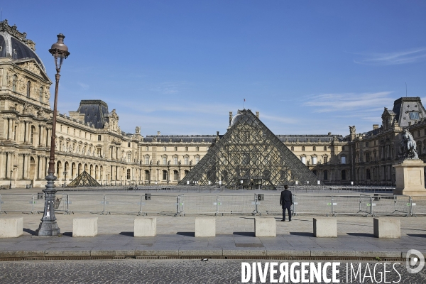 Rues de Paris le 7 avril 2020