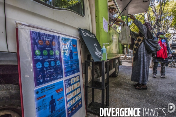Petit-déjeuner de l association Emmaüs au 22ème jour de confinement