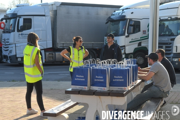 COVID 19 - Sur l A7, du réconfort pour les routiers