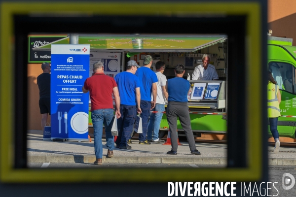 COVID 19 - Sur l A7, du réconfort pour les routiers