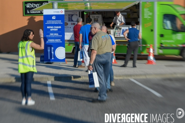 COVID 19 - Sur l A7, du réconfort pour les routiers