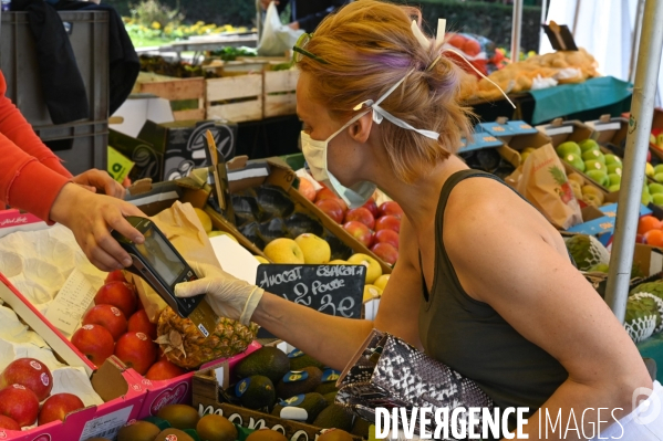 Marché d Ivry. Confinement 25ème jour.