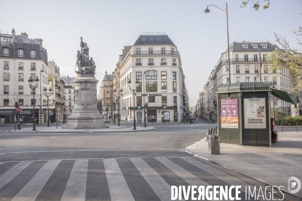 Paris, ville sous confinement depuis 27 jours.