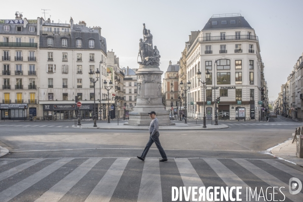 Paris, ville sous confinement depuis 27 jours.