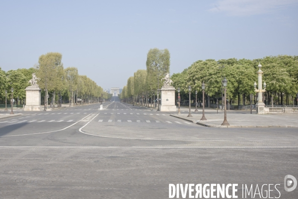 Paris, ville sous confinement depuis 27 jours.