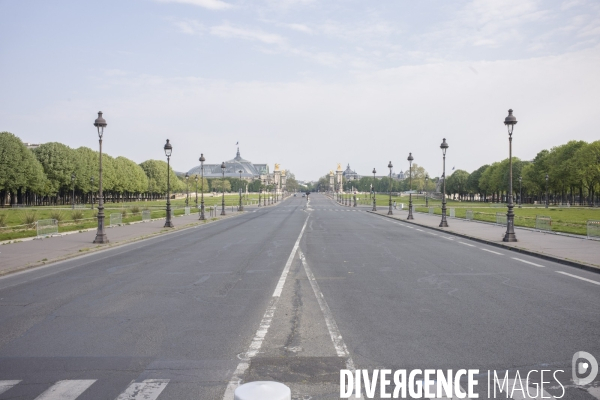 Paris, ville sous confinement depuis 27 jours.