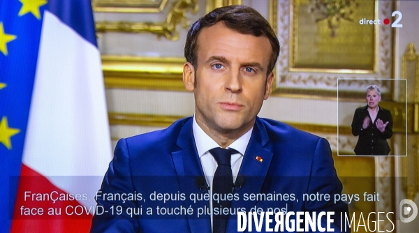 Allocution du président Emmanuel Macron sur la pandémie de Covid-19 du 12 mars 2020