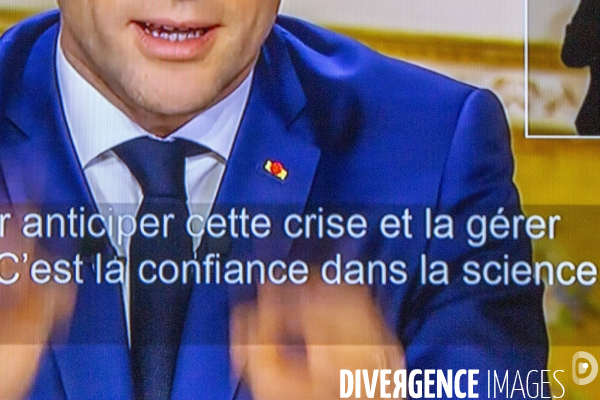 Allocution du président Emmanuel Macron sur la pandémie de Covid-19 du 12 mars 2020