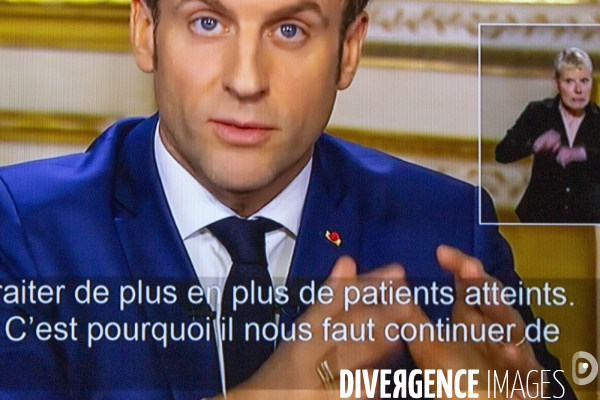 Allocution du président Emmanuel Macron sur la pandémie de Covid-19 du 12 mars 2020