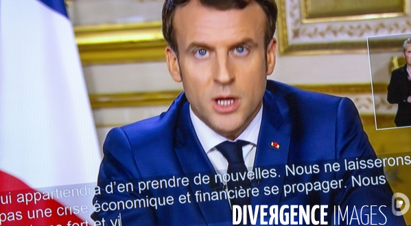 Allocution du président Emmanuel Macron sur la pandémie de Covid-19 du 12 mars 2020