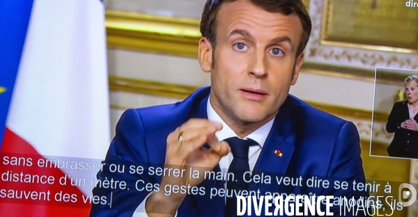 Allocution du président Emmanuel Macron sur la pandémie de Covid-19 du 12 mars 2020