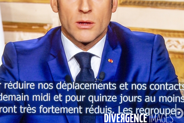 Allocution du président Emmanuel Macron sur la pandémie de Covid-19 du 16 mars 2020