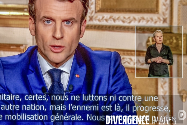 Allocution du président Emmanuel Macron sur la pandémie de Covid-19 du 16 mars 2020