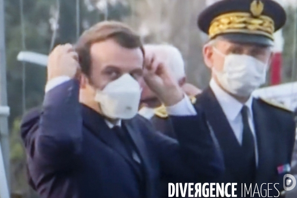 Emmanuel Macron à Mulhouse: captation TV