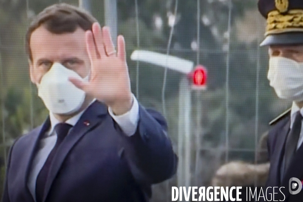 Emmanuel Macron à Mulhouse: captation TV