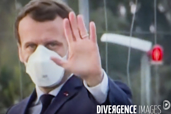 Emmanuel Macron à Mulhouse: captation TV