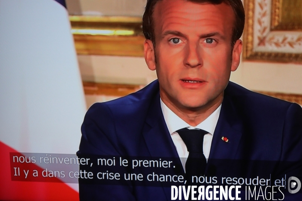 Allocution TV du President  Confinement 11 mai 2020