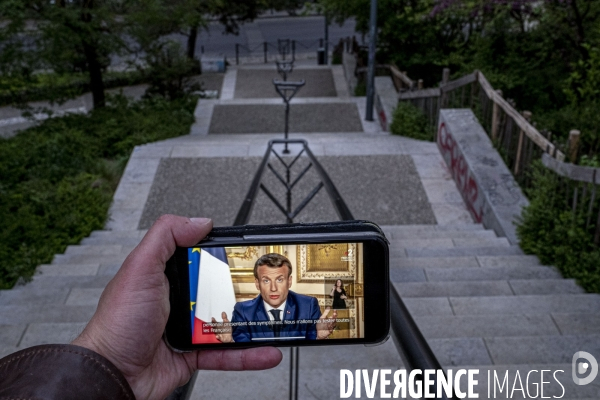 Confinement : Discours d Emmanuel Macron.