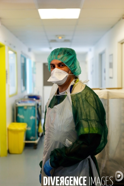 COVID-19. Service des urgences de la clinique Gentilly à Nancy