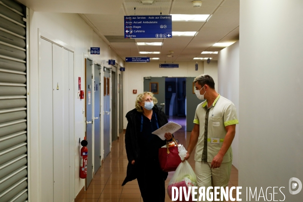 COVID-19. Service des urgences de la clinique Gentilly à Nancy