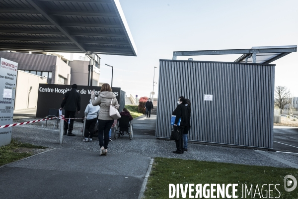 Covid 19, centre Hospitalier de Valenciennes.