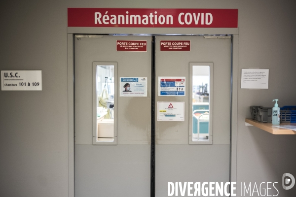 Covid 19, centre Hospitalier de Valenciennes.