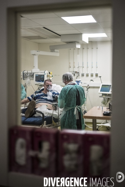 Covid 19, centre Hospitalier de Valenciennes.