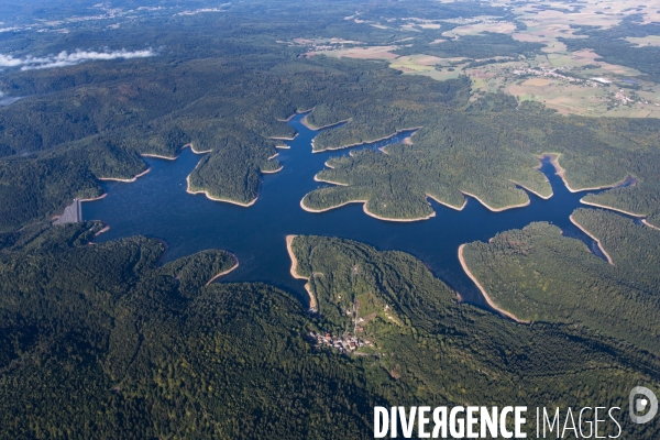 Lac de Pierre-Percée en Meurthe-et-Moselle