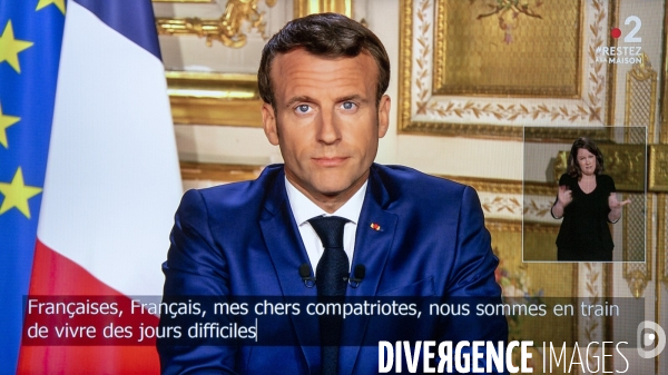 Allocution du président Emmanuel Macron sur la pandémie de Covid-19 du 13 avril 2020