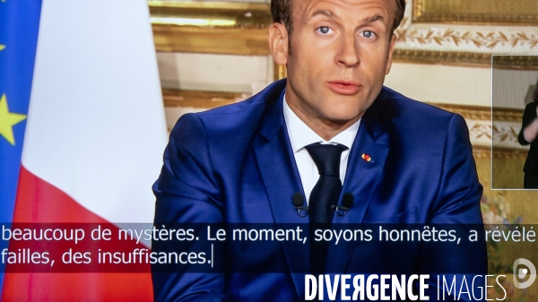 Allocution du président Emmanuel Macron sur la pandémie de Covid-19 du 13 avril 2020