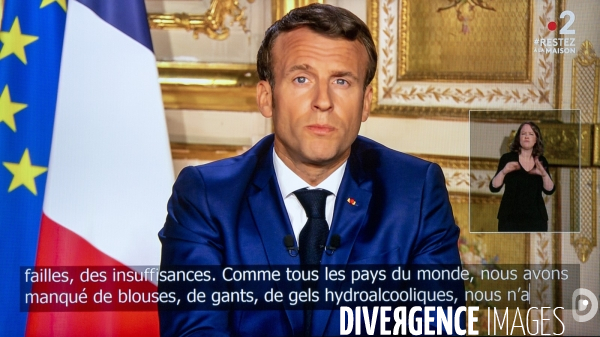 Allocution du président Emmanuel Macron sur la pandémie de Covid-19 du 13 avril 2020