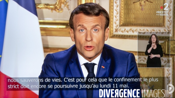 Allocution du président Emmanuel Macron sur la pandémie de Covid-19 du 13 avril 2020