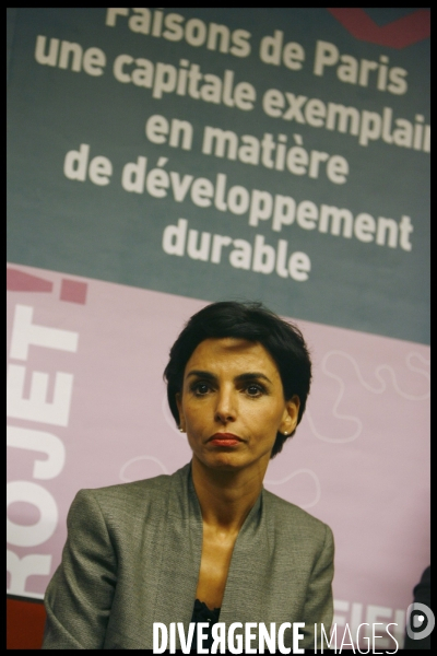 Meeting de rachida dati et de francoise de panafieu pour les municipales de 2008