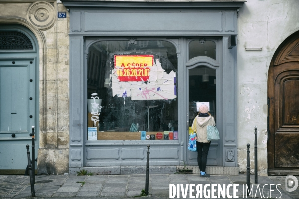 Les commerces fermés pendant le confinement