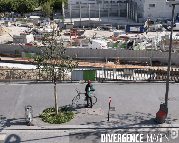 LaCourneuve, cinquième semaine de confinemenet dû au coronavirus.