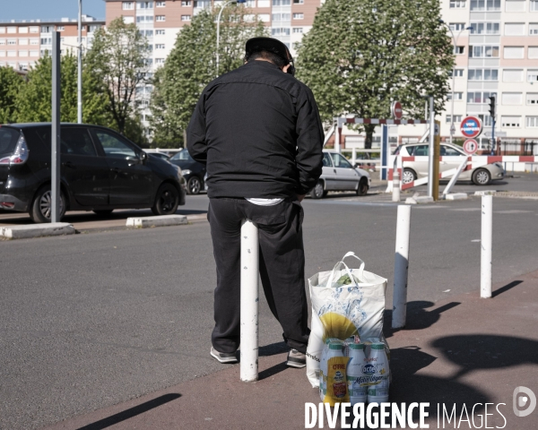 LaCourneuve, cinquième semaine de confinemenet dû au coronavirus.