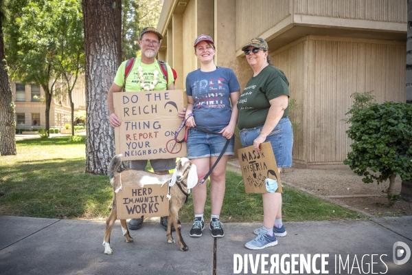 Manifestation pour la réouverture de l état d Arizona