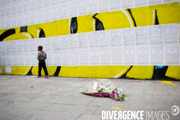 Hommage aux 264 personnes décédées dans la rue ces 6 derniers mois, Paris, 19/06/2012