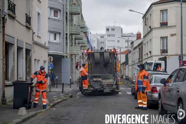 Collecte des ordures pendant le confinement