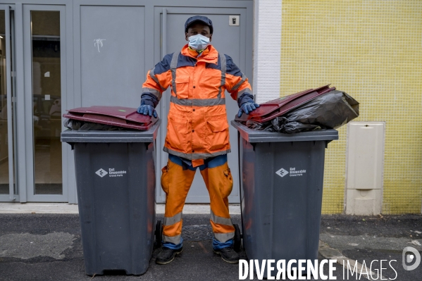 Collecte des ordures pendant le confinement