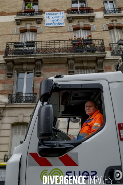 Collecte des ordures pendant le confinement