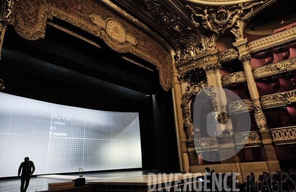Back stage - installation plastique  Hiroshi Sugimoto - Palais Garnier