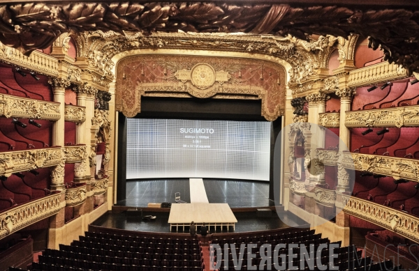 Back stage - installation plastique  Hiroshi Sugimoto - Palais Garnier