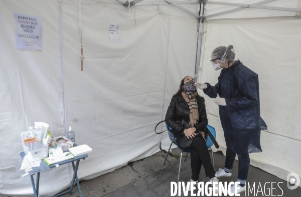 Depistage covid dans un laboratoire paris xv