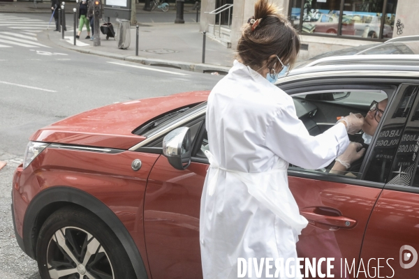 Depistage covid dans un laboratoire paris xv