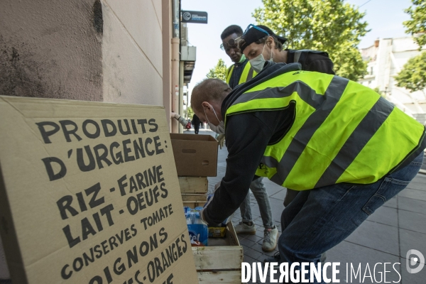 Action de solidarité par les collectifs El Mamba et Parastoo