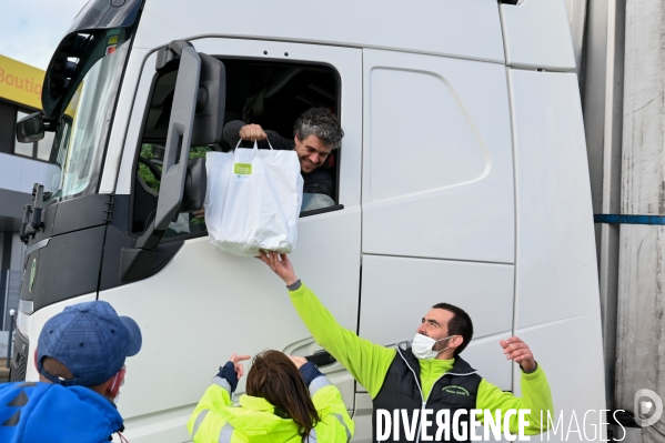 Chauffeurs routiers. Confinement 44ème jour.