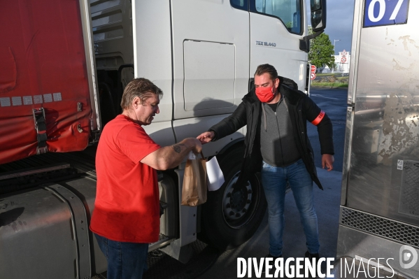 Chauffeurs routiers. Confinement 44ème jour.