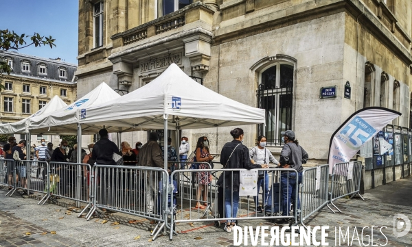 Les panier solidaires de la mairie du xv