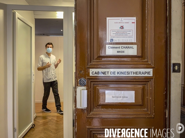 Réouverture du secteur paramédical sous confinement.